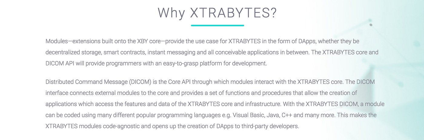 Why Xtrabytes? / Xtrabytes Website
